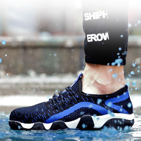 Fizzhiss nouvelles chaussures de sécurité anti-crevaison pour hommes été