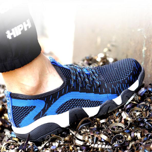 Fizzhiss nouvelles chaussures de sécurité anti-crevaison pour hommes été