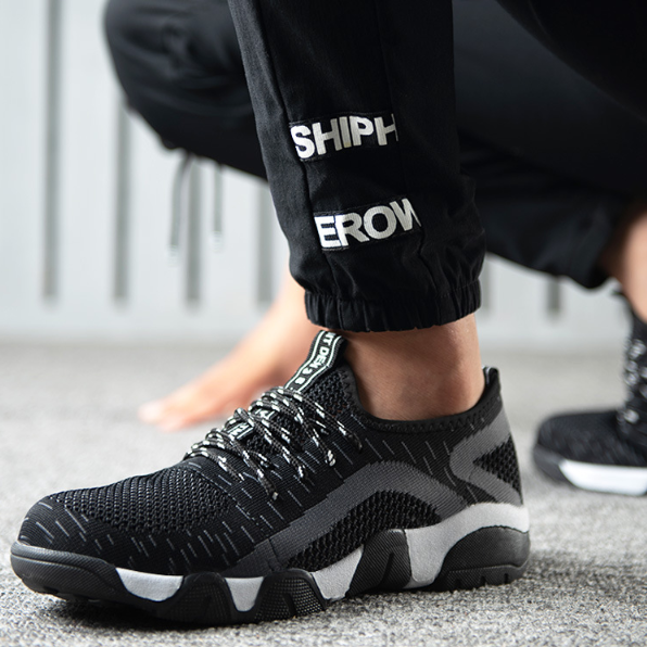 Fizzhiss nouvelles chaussures de sécurité anti-crevaison pour hommes été