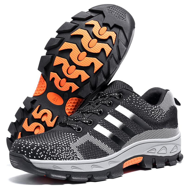 Fizzhiss Déodorant respirant anti-smash chaussures de sécurité décontractées