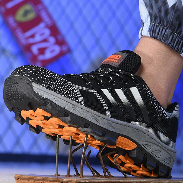 Fizzhiss Déodorant respirant anti-smash chaussures de sécurité décontractées