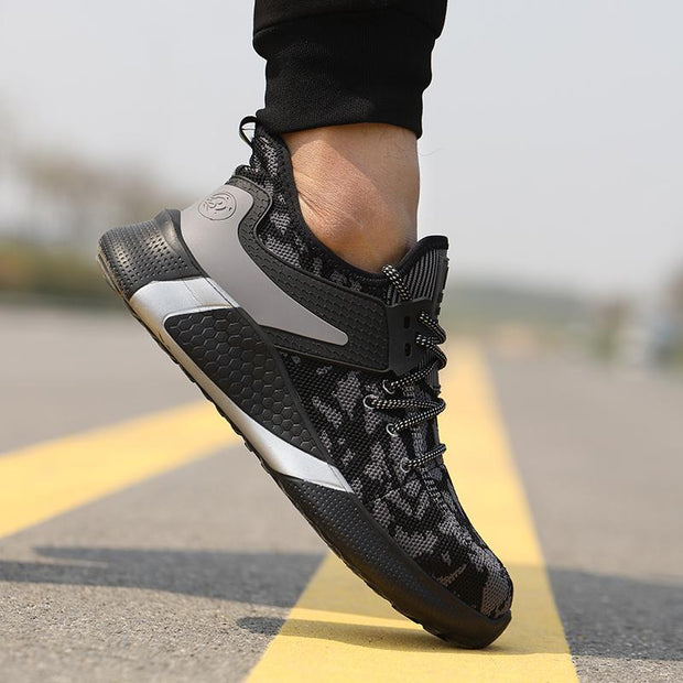 Fizzhiss Chaussures de sécurité anti-smash respirantes pour hommes