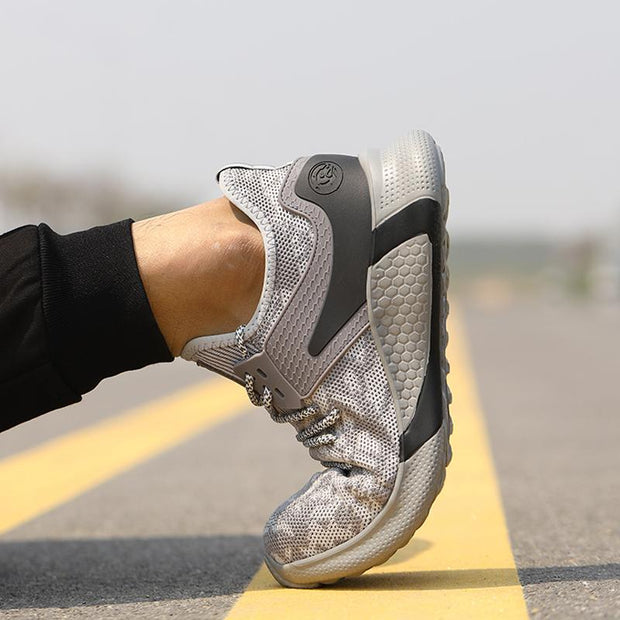 Fizzhiss Chaussures de sécurité anti-smash respirantes pour hommes