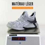 Fizzhiss Chaussures de sécurité anti-smash respirantes pour hommes
